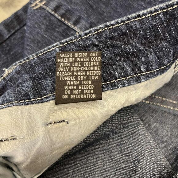 Relativity Jeans Women 10 Bootcut Dark Wash Denim Embroidered Rodeo Western Boho - Picture 7 of 12